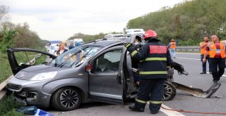 Sakarya Tem Otoyolunda Feci Kaza: 1 Ölü, 3 Ağır Yaralı