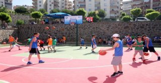 Mudanyada Sokak Basketbolu Heyecanı.