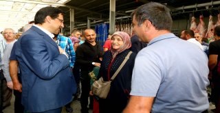 Başkan Ak Vatandaşlarla Bayramlaşarak Beraberlik Vurgusu Yaptı