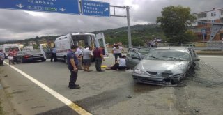 Trabzonda Trafik Kazası: 4 Yaralı