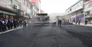İstasyon Caddesinde İkinci Kat Asfalt Çalışması