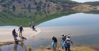 Hocalar Devlethan Barajı Çevresinde Temizlik Çalışması