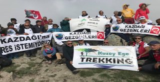 Çevreciler Rüzgar Enerji Santrali (Res)‘ Ne Tepki İçin Dağa Yürüdüler