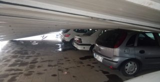 Adıyamanda Şiddetli Fırtına Çatıları Uçurdu