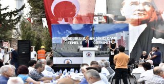 Burdurlu Hasan Dikici Caminin Temeli, Dualar Eşliğinde Atıldı
