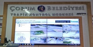 Çorumda Akıllı Kavşak Kameralarını Yeniliyor
