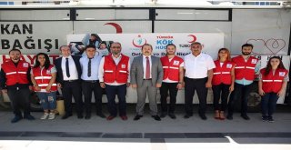 Vali Ali Hamza Pehlivan Kök Hücre Ve Kan Bağış Standını Ziyaret Etti