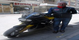 Kayserili Gurbetçi Motosiklet Üzerinde 10 Bin Kilometre Yol Yaptı