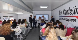 Başkan Kayalı, ‘Kız Kardeşim Projesi Eğitim Tırını Ziyaret Etti