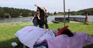 Yardım Meleği Als Hastası Özlem, 10 Yıl Sonra Tekrar Gölcük Tabiat Parkına Geldi