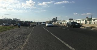 Traktörün İkiye Ayrıldığı Kaza Kamerada