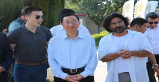 Çinin Kültür Ve Turizm Bakanı Shugangdan Troya Antik Kentine Ziyaret