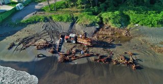 Ordu Sahili Kızıla Büründü