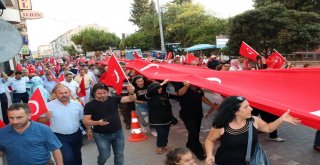 Çanakkalede 15 Temmuz Milli Birlik Yürüyüşü