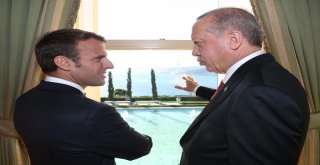 Cumhurbaşkanı Erdoğan, Fransa Cumhurbaşkanı Macron İle Biraraya Geldi