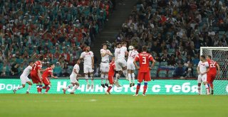 Uefa Uluslar Ligi: Rusya: 1 - Türkiye: 0 (İlk Yarı)