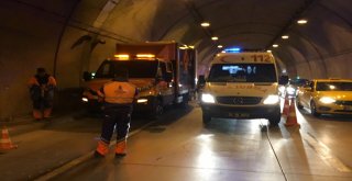 Dolmabahçe Tünelinde Motosiklet İşçilerin Arasına Daldı: 2 Yaralı