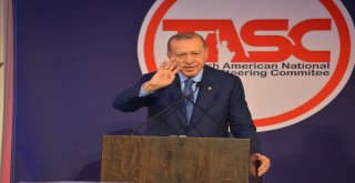 Cumhurbaşkanı Erdoğan New Yorkta Türk - İslam Âleminin Temsilcileriyle Buluştu