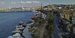 (Özel) Eminönü Alibeyköy Tramvay Hattı İnşaatında  Son Durum Havadan Görüntülendi