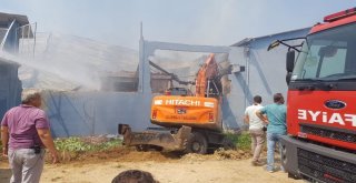 Aydın Nazillide Fabrika Yangını
