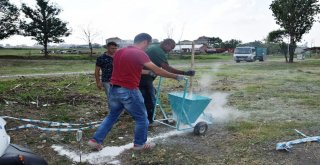 Tekirdağda Kurban Satış Noktasında Hazırlıklar Tamamladı