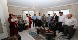 Kaymakam Çelikkaya Ve Başkan Dişliden 15 Temmuz Gazilerine Ziyaret