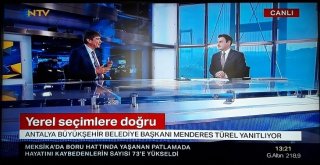 Başkan Türel Ntvnin Konuğu Oldu