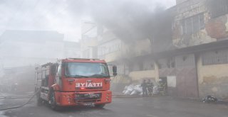 Uşakta Fabrika Yangını