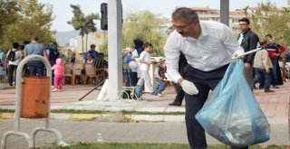 Başkan Bekler, Çöp Topladı Pedal Çevirdi