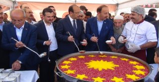 Şanlıurfada Cumhurbaşkanlığı Aşure İkramına Yoğun İlgi