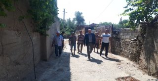 Başkan Ertürk Üst Yapı Çalışmalarını Yerinde İnceledi