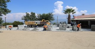 Derbent Düğün Salonu Bahçesi Parke Taşı İle Yenilendi