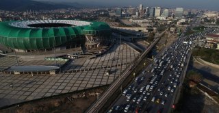 Okulların Açıldığı İlk Gün Bursa Trafiği Havadan Görüntülendi