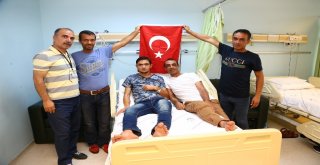 İsrailin Saldırılarında Yaralanan Filistinliler Başakşehirde Tedavi Görüyor