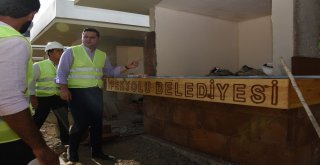 Başkan Vekili Öztürk “Kentpark” Şantiyesinde İncelemelerde Bulundu