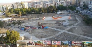 Başkan Vekili Öztürk “Kentpark” Şantiyesinde İncelemelerde Bulundu