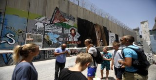 Filistinli Sanatçılar, Ayrım Duvarına “Cesur Kız” Tamiminin Resmini Çizdi