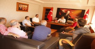 Vadefden Kaymakam Çetine Ziyaret