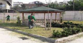 İzmitte Park Ve Yeşil Alanlarda Bakım Yapıldı