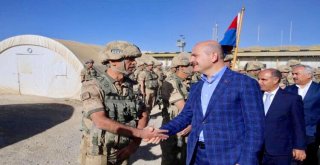 Bakan Soylu, Katoda Askerlerle Bayramlaştı