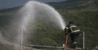 Otoyolda Otobüs Alev Alev Yandı