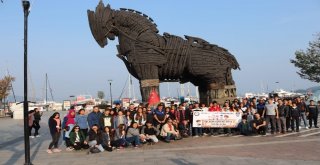 Antalya Polisinden Lise Öğrencilerine Çanakkale Gezisi