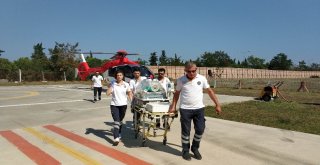 Kalbi Duran Yeni Doğmuş Bebeğin İmdadına Ambulans Helikopter Yetişti