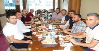 Sağlık-Sen Yöneticilerinden Gazetecilere Ziyaret