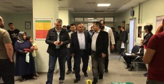 Başkan Ay, Yaralı Askerleri Ziyaret Etti