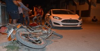 Alkollü Motosiklet Sürücüsü Kaza Yaptı: 1 Yaralı