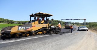 Manavgat Belediyesinden Yeniköye Sıcak Asfalt