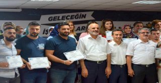 Kosgeb Eğitim Programınında Mezun Olan 194 Kursiyere Sertifikaları Verildi