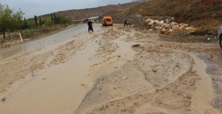 Adıyaman Çelikhan Yolunda Sel