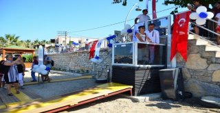 Dünyada Ve Türkiyede İlk Olan Görme Engelliler Yüzme Parkuru Bodrumda Açıldı